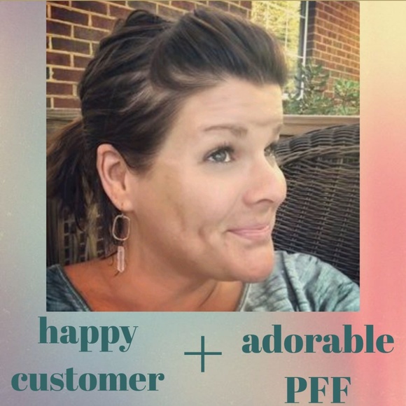 Antiqued Dainty Gold Crystal Wire Wrapped Earrings - Picture 7 of 8